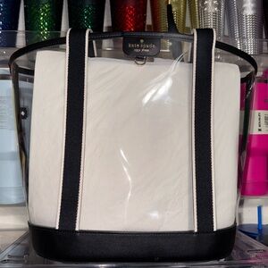 Kate Spade Transparent Tote with Black Accents